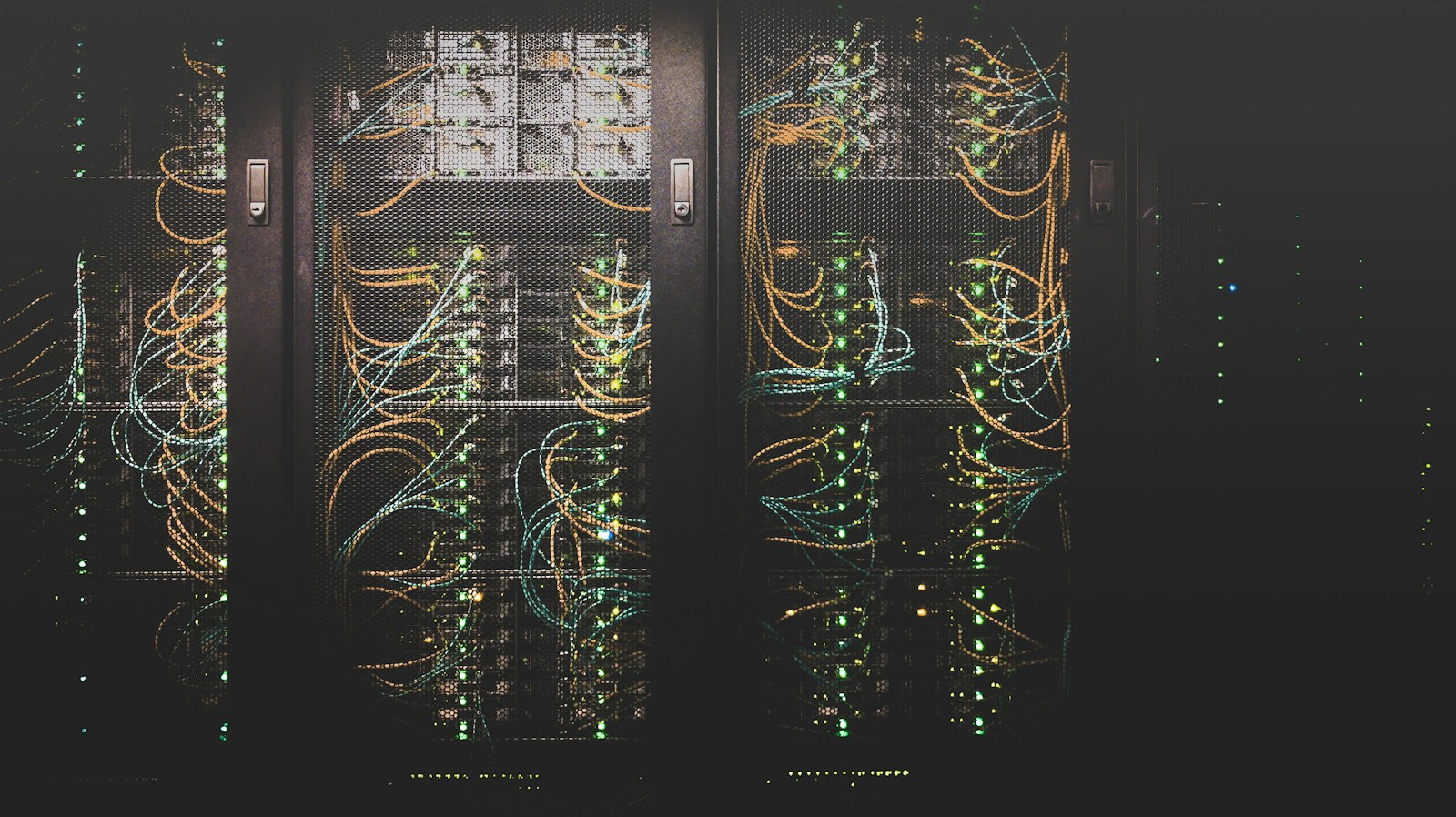 Rows of illuminated servers representing connected codebase context